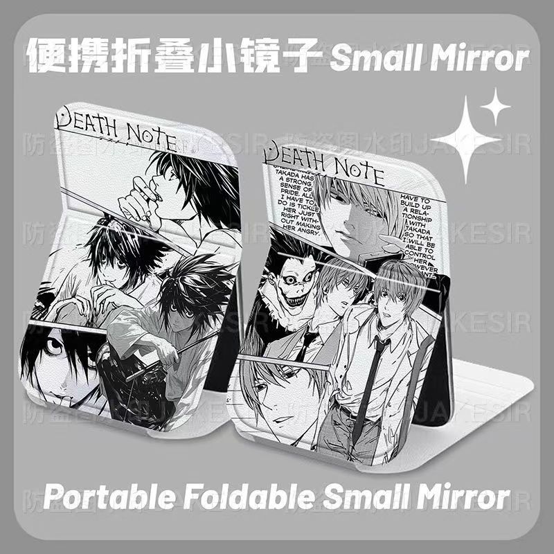 Decorative Mirror - Espelho de Maquiagem Dobrável Death Note