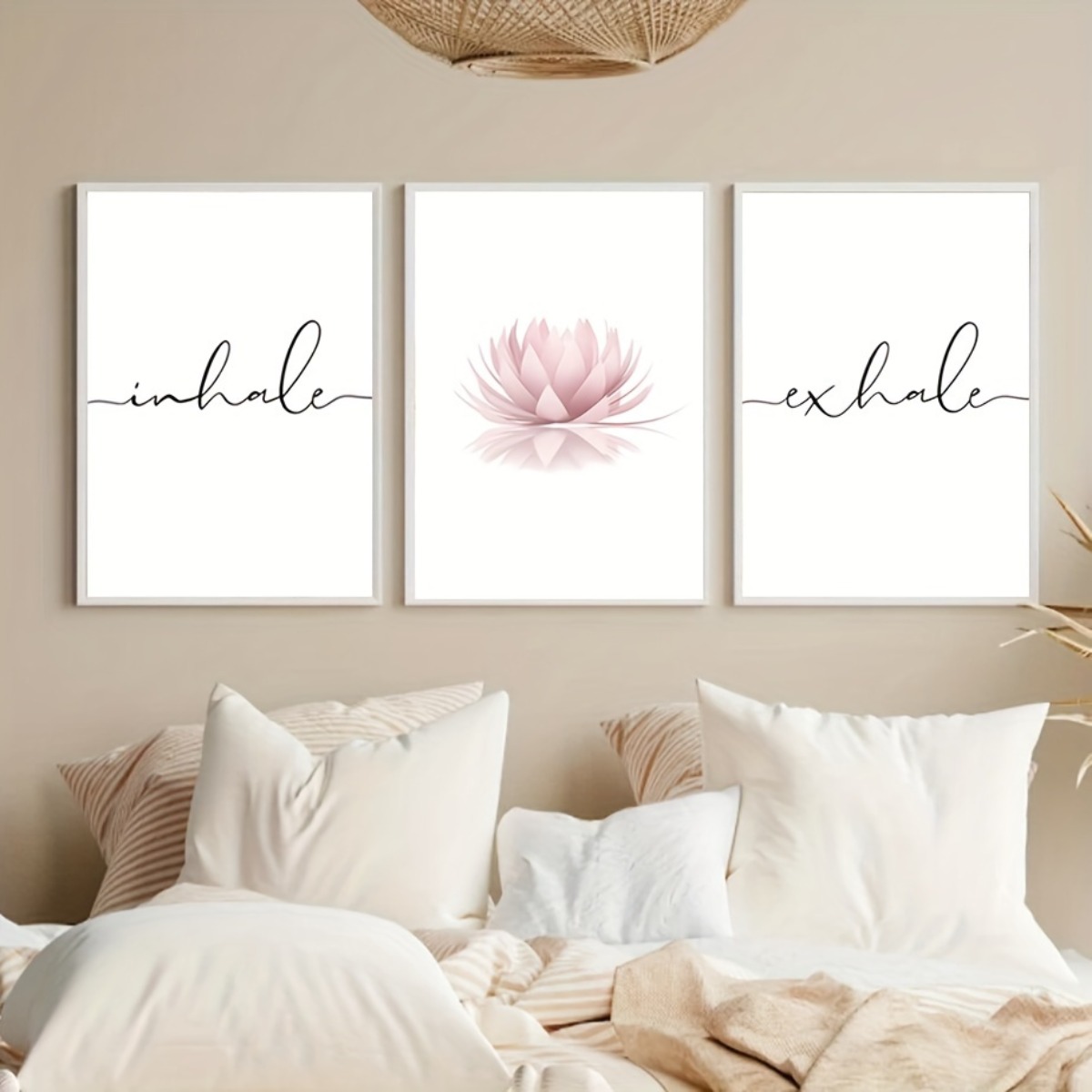Abstract Canvas Set - Conjunto de 3 Pôsteres Abstratos Zen
