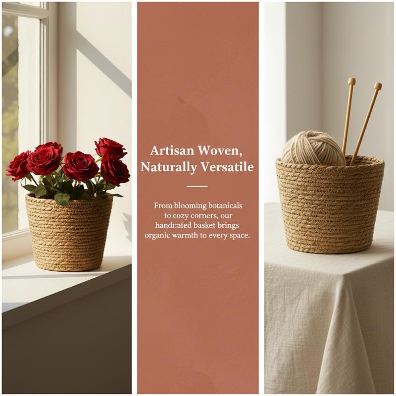 Cesto de Rattan para Plantas,  - Vase Decor avaliação e preço