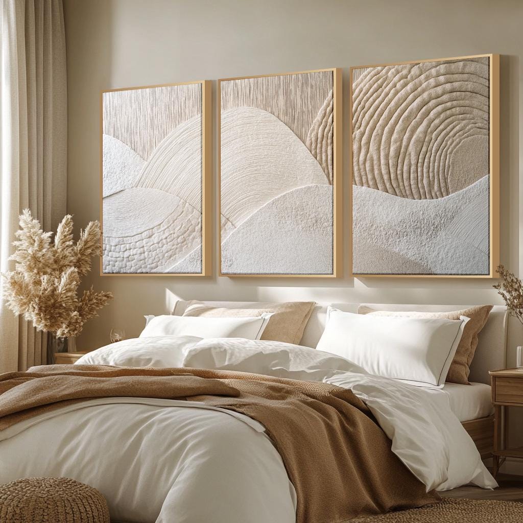 Conjunto de 3 Peças de Pintura - Abstract Canvas Set avaliação e preço