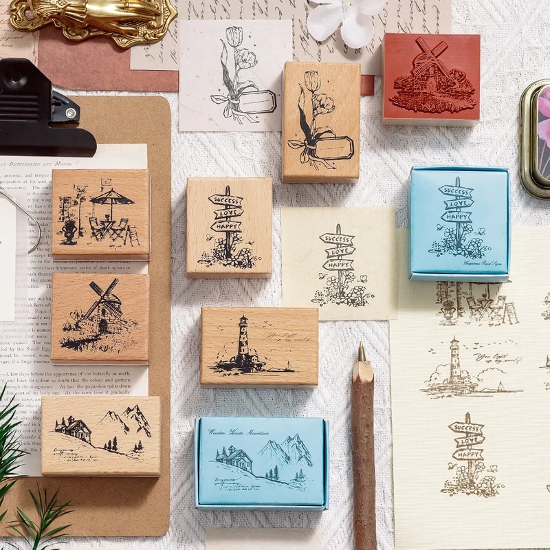 Carimbos de borracha de madeir - Wall Sticker avaliação e preço