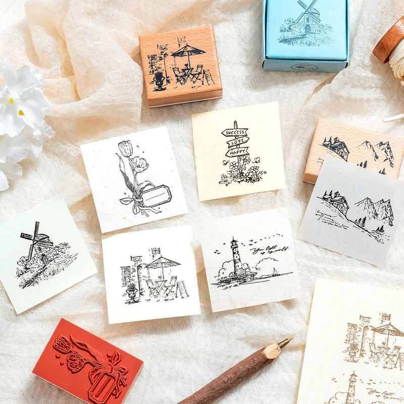 Carimbos de borracha de madeir - Wall Sticker avaliação e preço