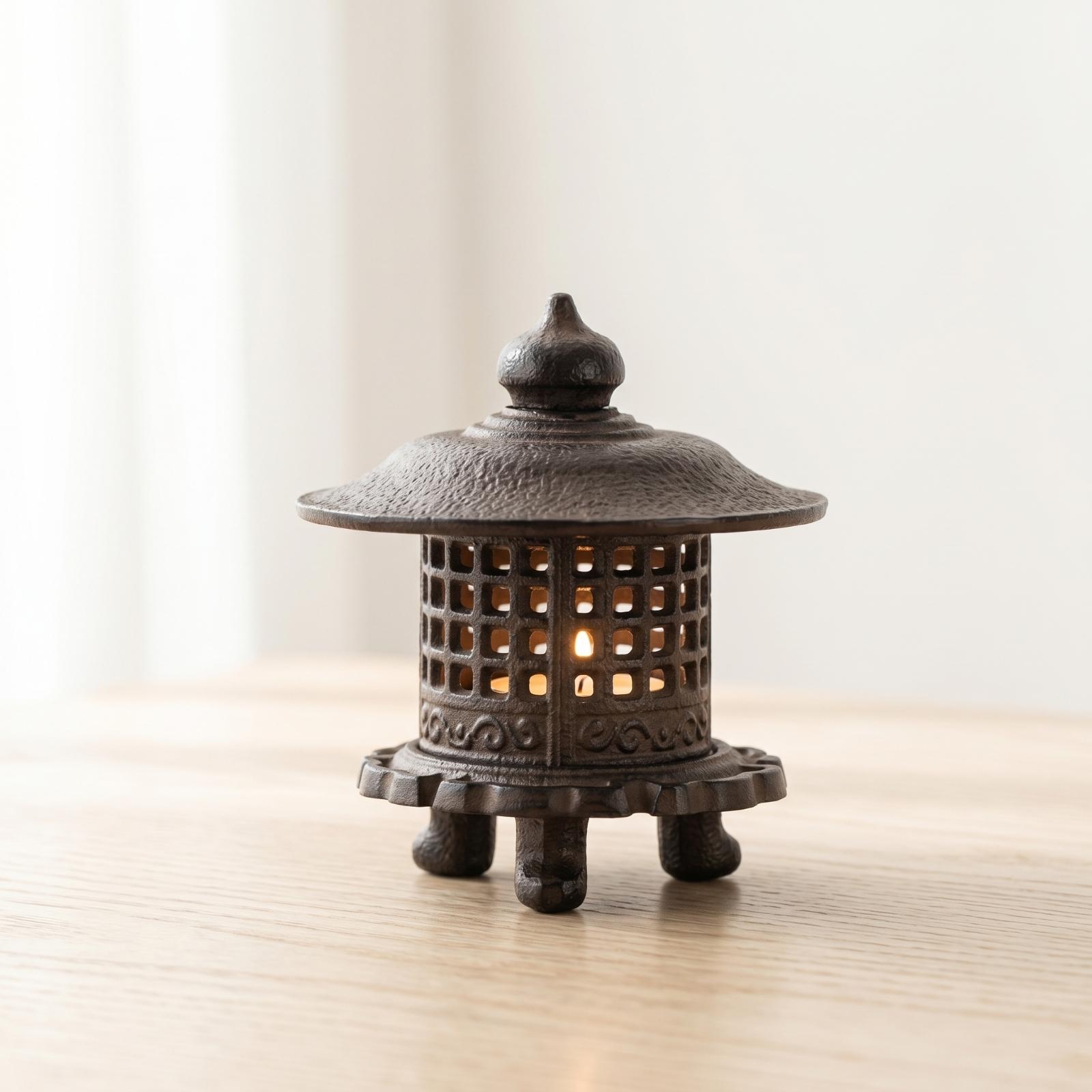 Lanterna de Ferro Fundido para - Candle Holder Decor avaliação e preço