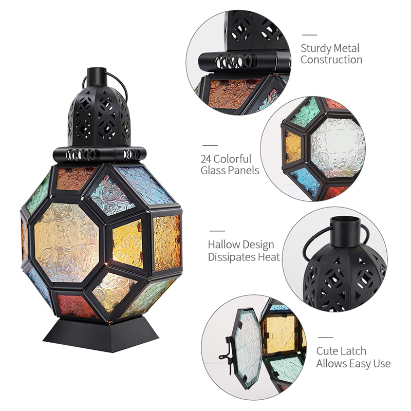 Lanterna de vela de ferro retr - Candle Holder Decor avaliação e preço