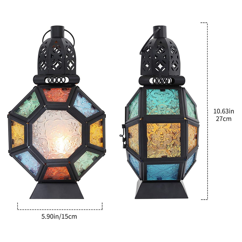 Lanterna de vela de ferro retr - Candle Holder Decor avaliação e preço