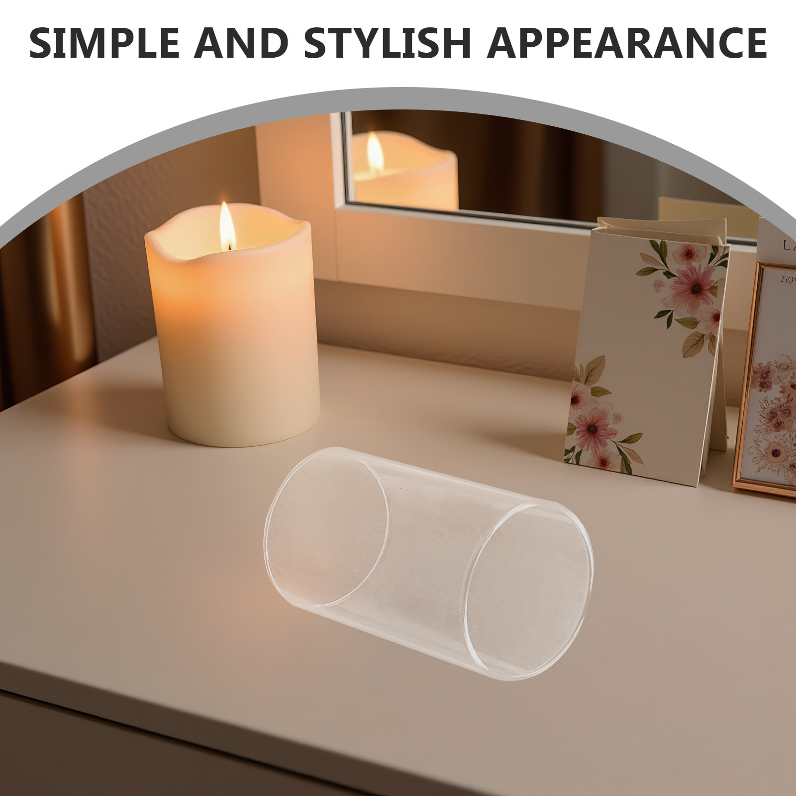 Suporte de vidro para velas, t - Candle Holder Decor avaliação e preço